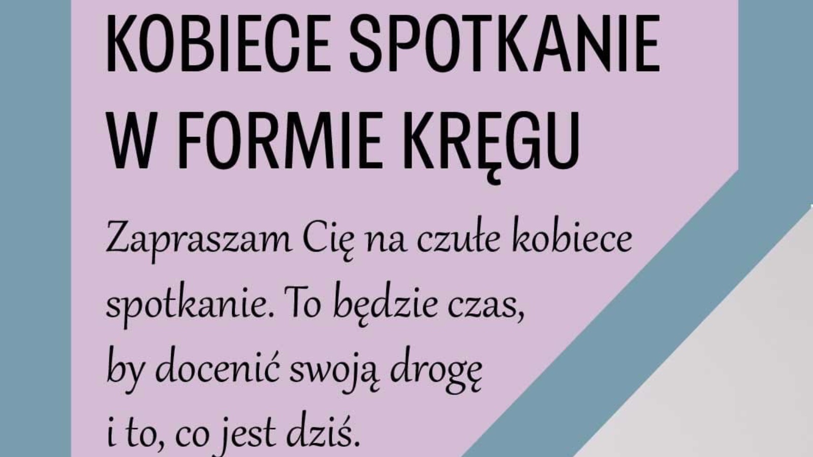 Wydarzenie: kobiece spotkanie z wdzięcznością w formie kręgu
