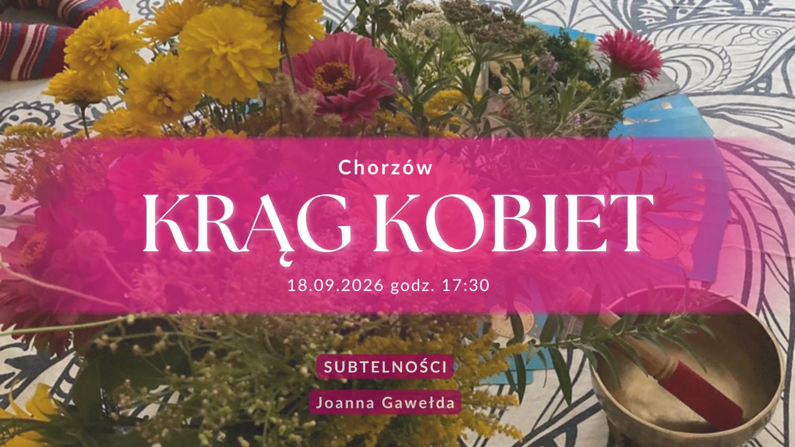 Wydarzenie: Wrześniowy Krąg Kobiet w Chorzowie